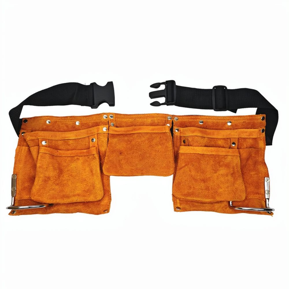 Heavy Equipment Electrician - Leather Tool Storage Bag For Dingfeng