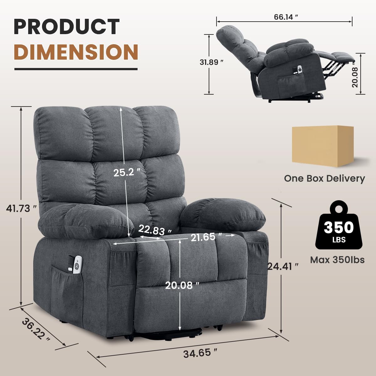 Power Lift Recliner Chair for  - Heavy Equipment Lift 评论和价格