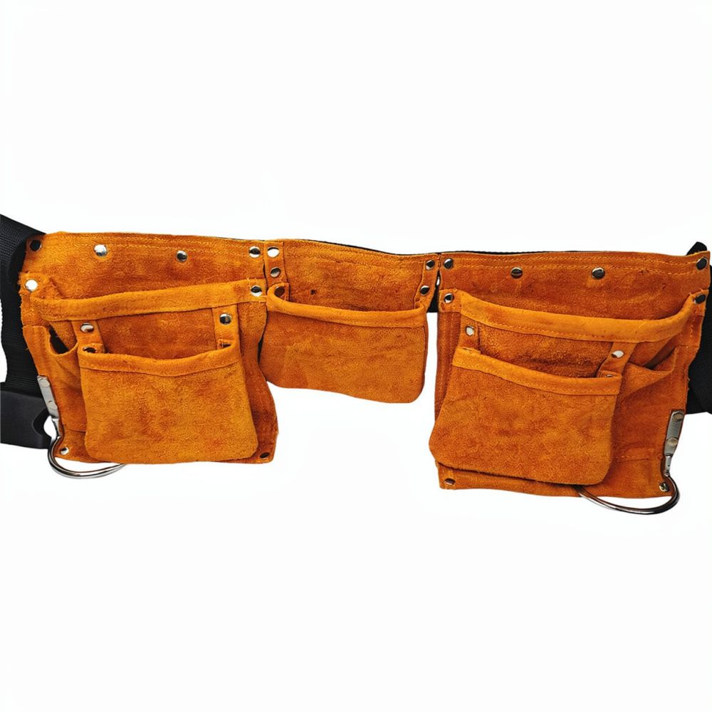 Leather Tool Storage Bag For D - Heavy Equipment Electrician 评论和价格