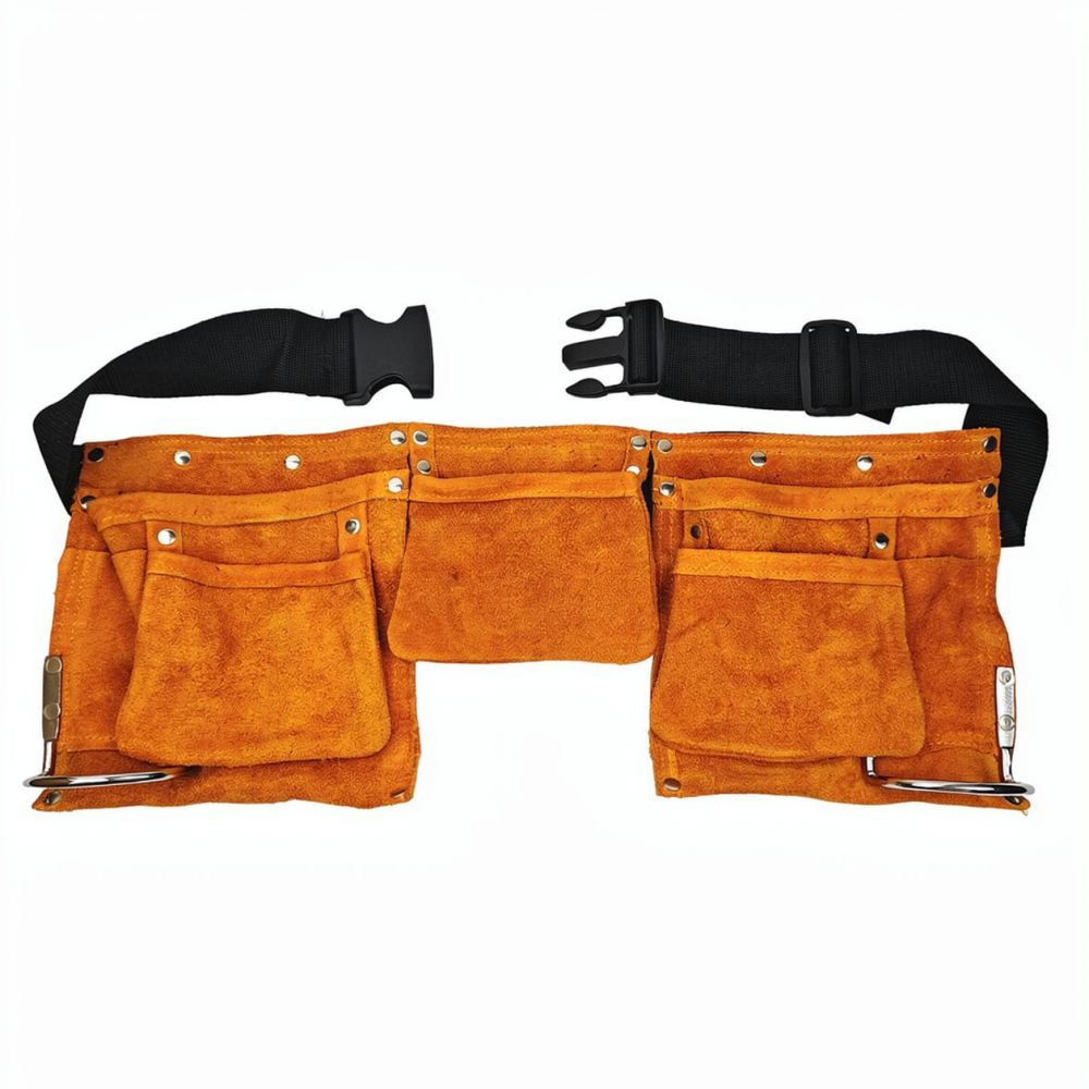 Leather Tool Storage Bag For D - Heavy Equipment Electrician 评论和价格